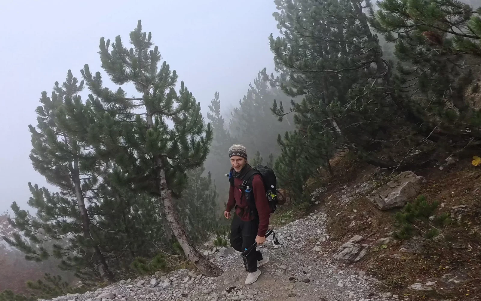 Sie wandern nur mit Tagesrucksack (Foto: Johannes Wirtz)