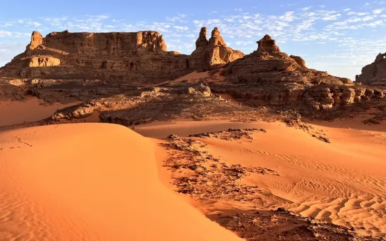 Djanet und am Nachmittag schon mitten im Tassili N'Ajjer
