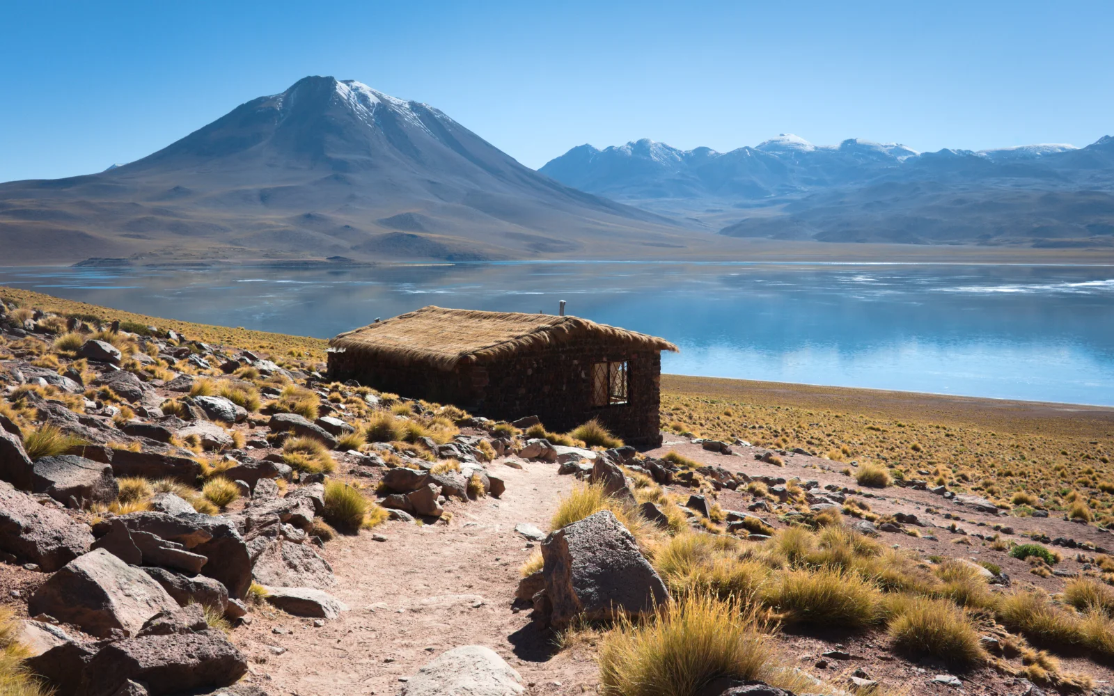 Seen in der trockensten Wüste der Welt: Atacama