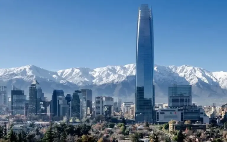 Flug nach Santiago de Chile mit Ankunft am nächsten Tag