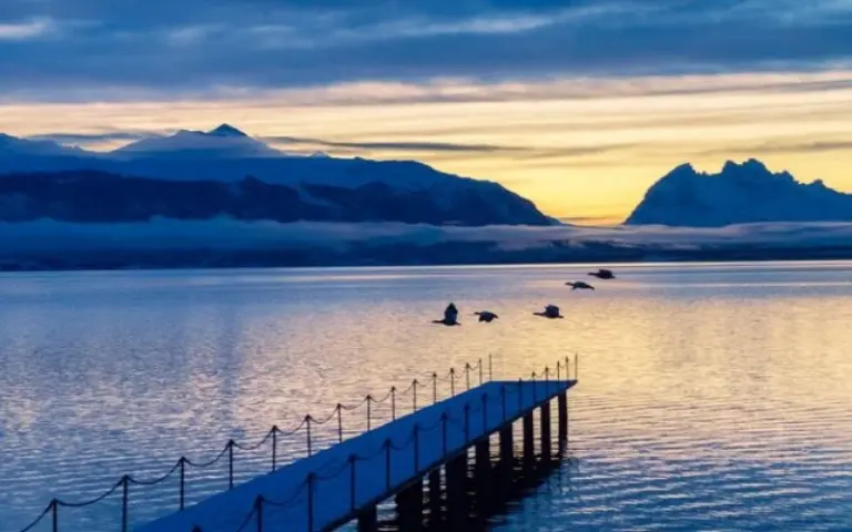 Zeit im Fischerort Puerto Natales