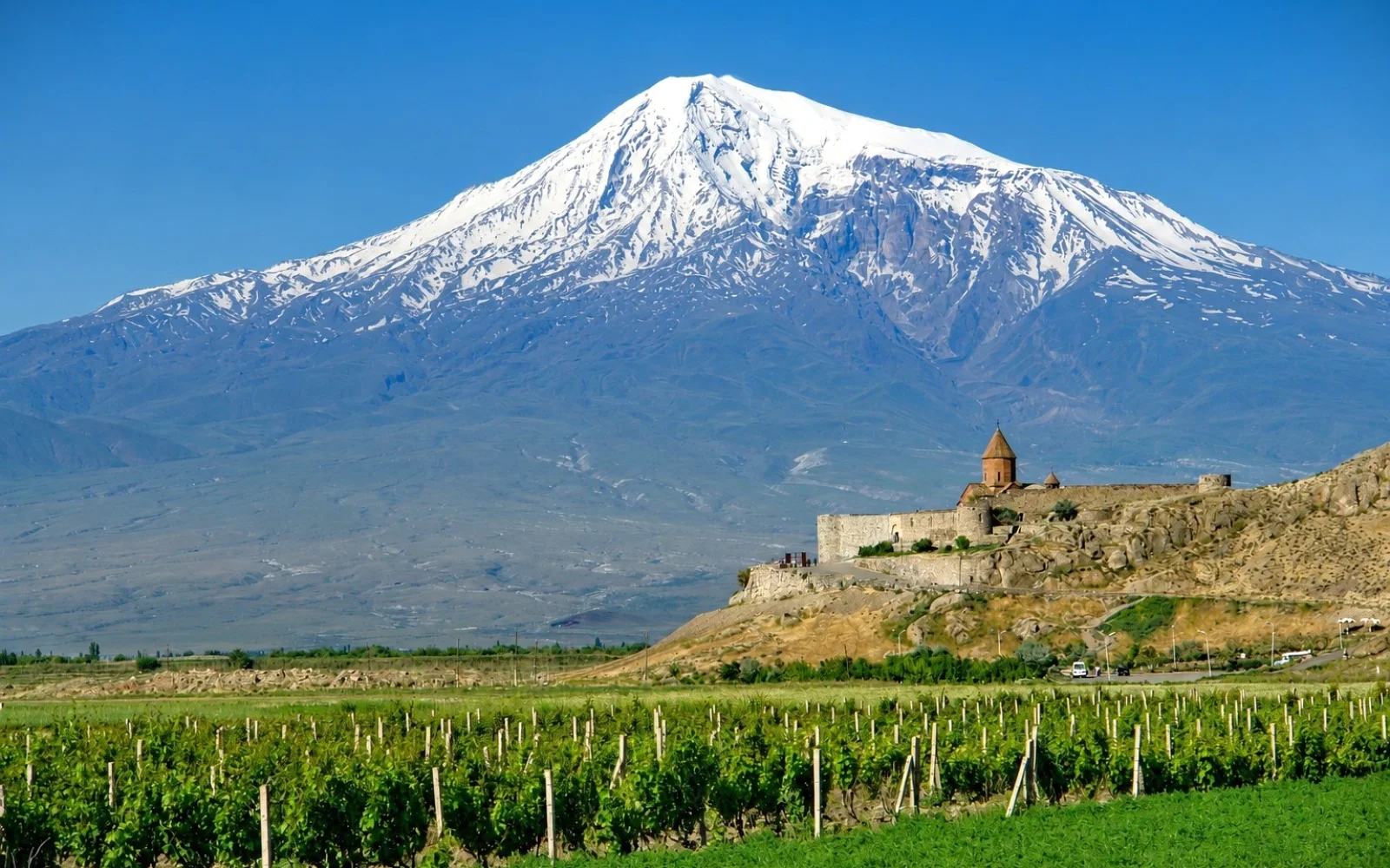 Kloster Khor Vhirap und Ararat (5140 m)