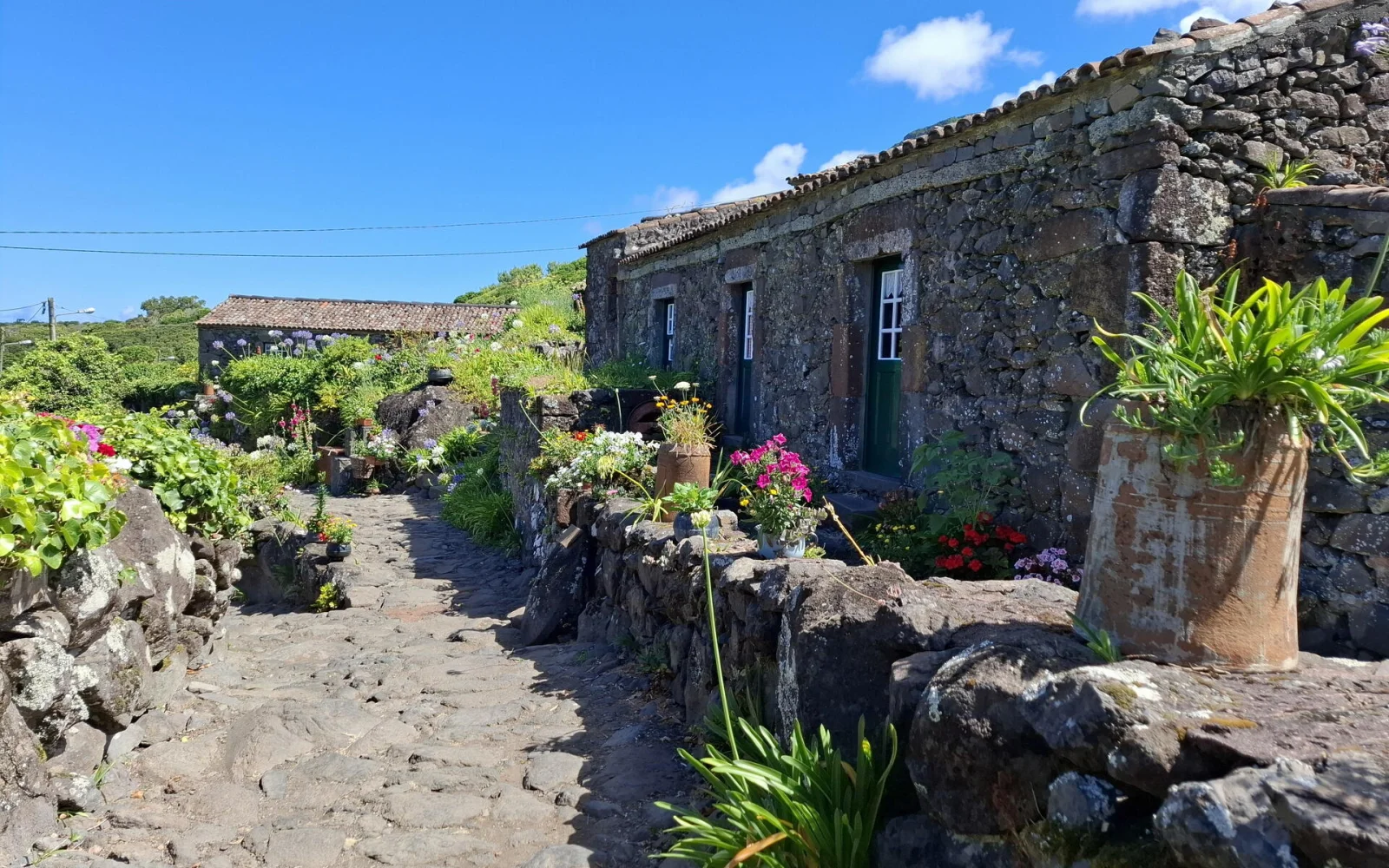 Auf Flores übernachten Sie in typischen Steinhäusern oder direkt am Meer