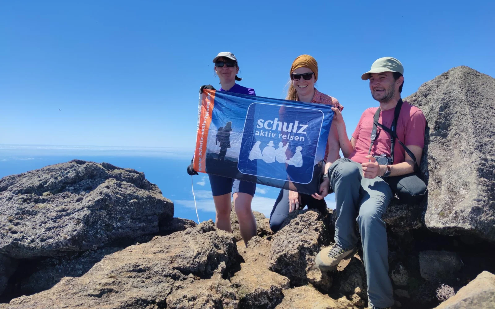 Gipfelglück - die Besteigung des Pico ist das Wanderhighlight dieser Reise