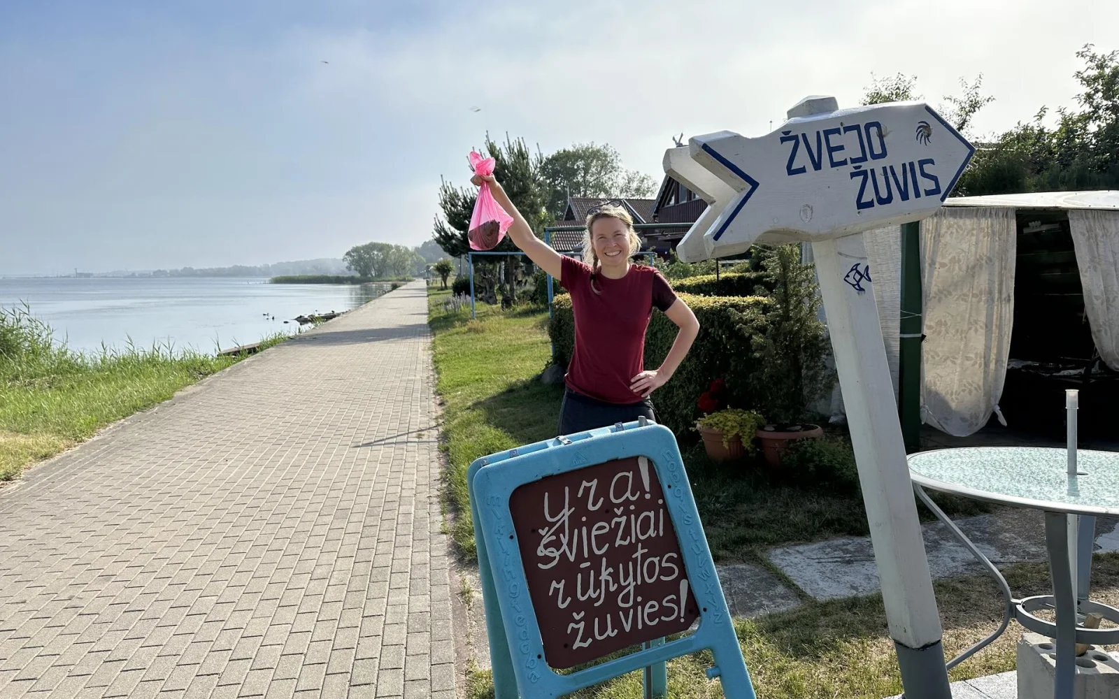 Frisch geräucherten Fisch sollten Sie in Nida probieren