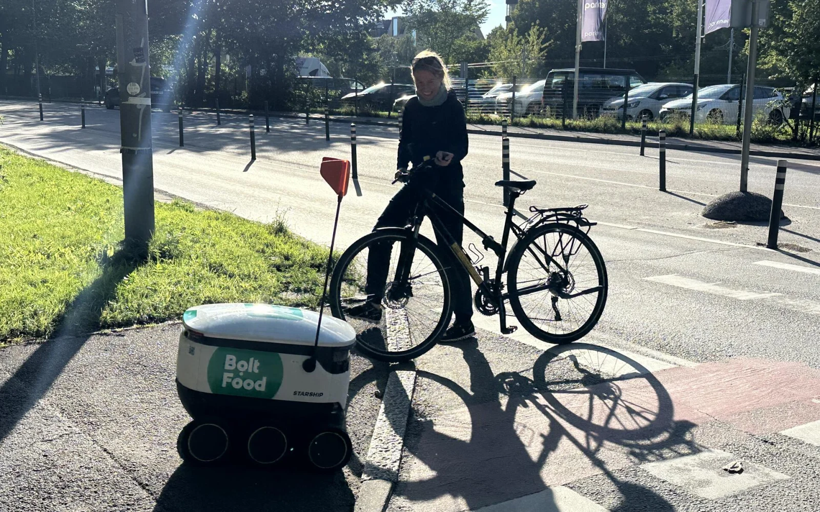 Roboter liefern Pizza in Tallinn - Moderne und Tradition sind Alltag