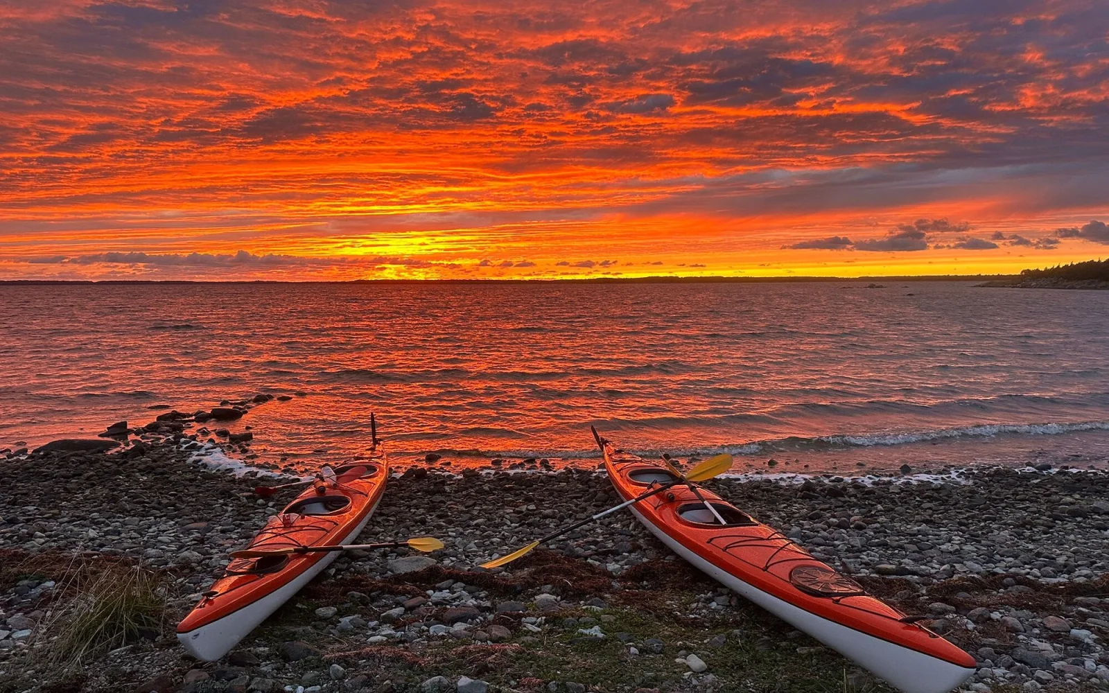Abkühlung in der Ostsee nach der Sauna - ohne Fotoshop ;-)