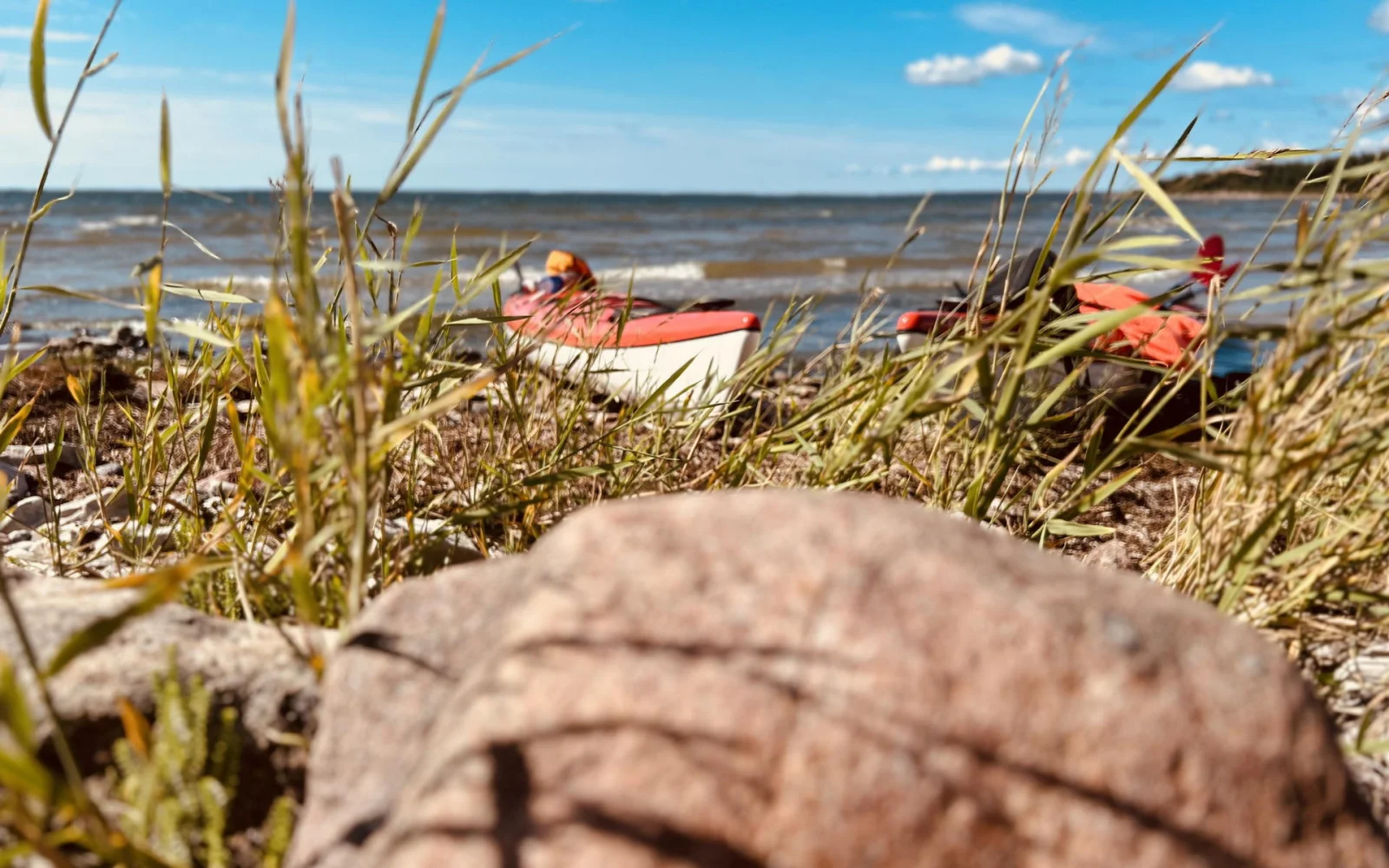 Anlanden auf der Insel Saarnaki (Foto: Daniel Zipper)