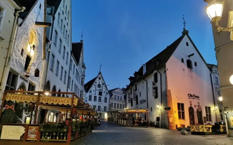 Anreise nach Tallinn und geführter Altstadtspaziergang