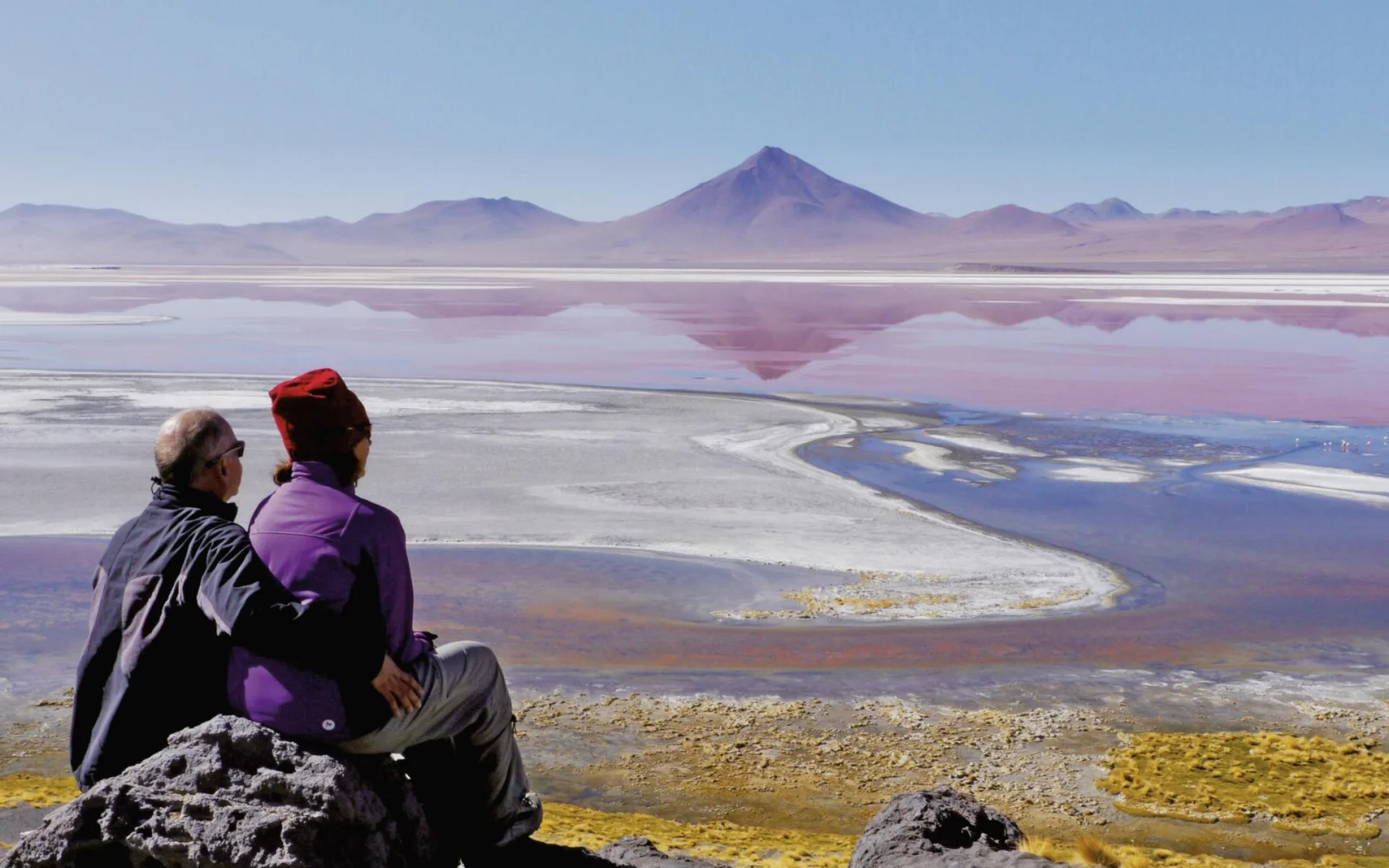 Laguna Colorado im Avaroa Nationalpark (Foto: S. Gammisch)