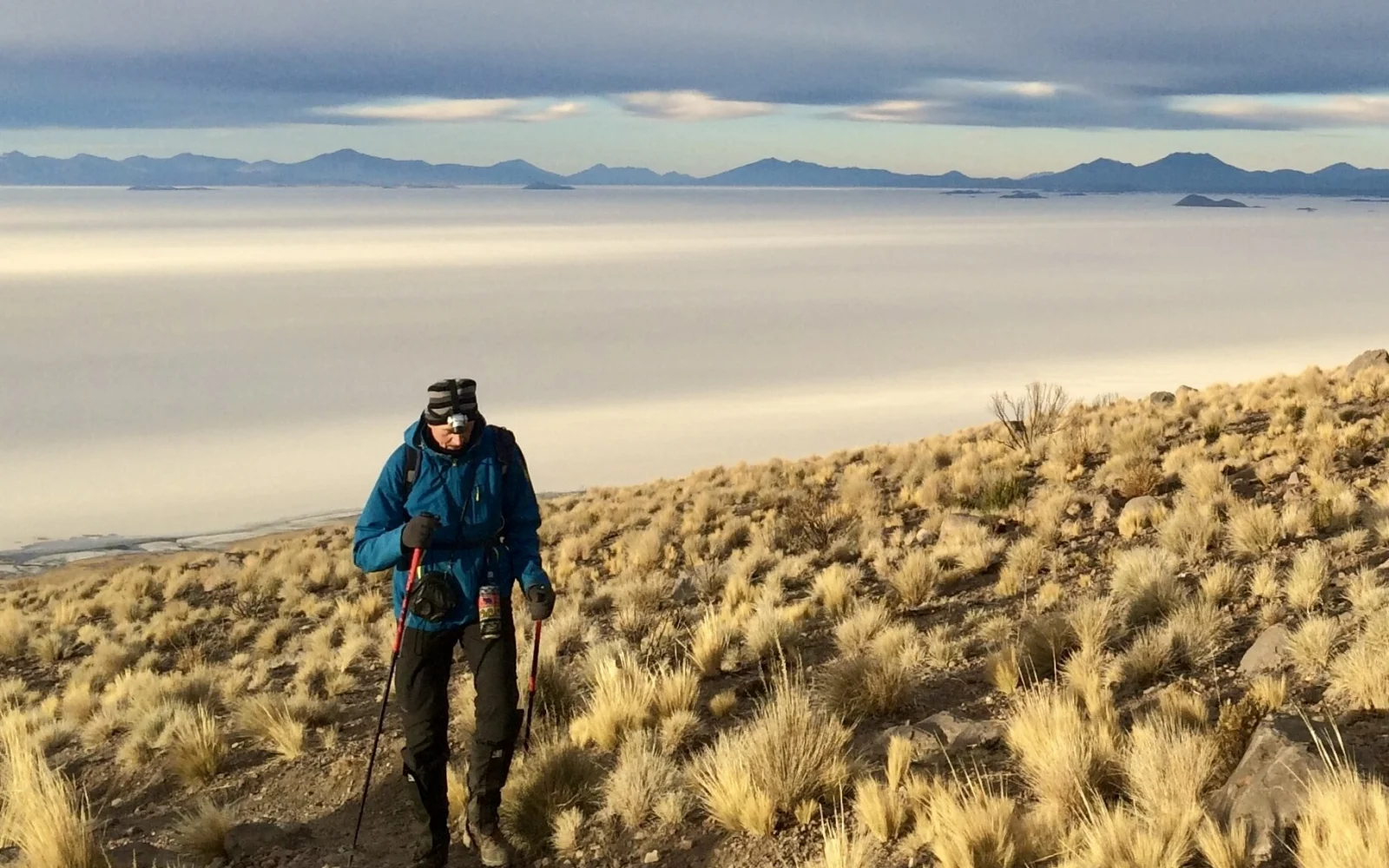 Wanderung am Tunupa Vulkan mit Ausblicken über den größten Salzsee der Welt