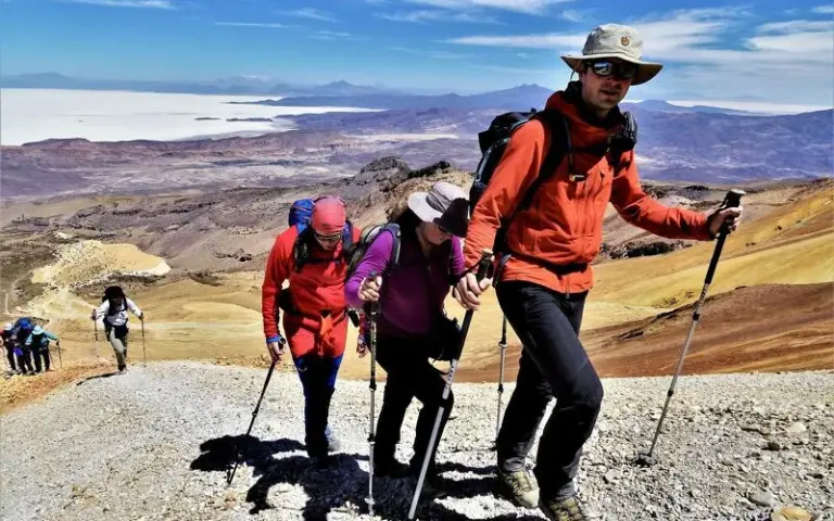 Besteigung des farbenprächtigen Tunupa-Vulkans (5.150 m)