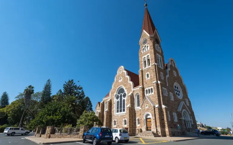Fahrt über Okahandja nach Windhoek, Namibias Hauptstadt
