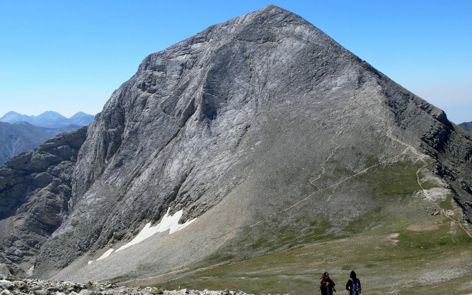 Der Höhepunkt des Trekkings ist die Besteigung des imposanten Vichren