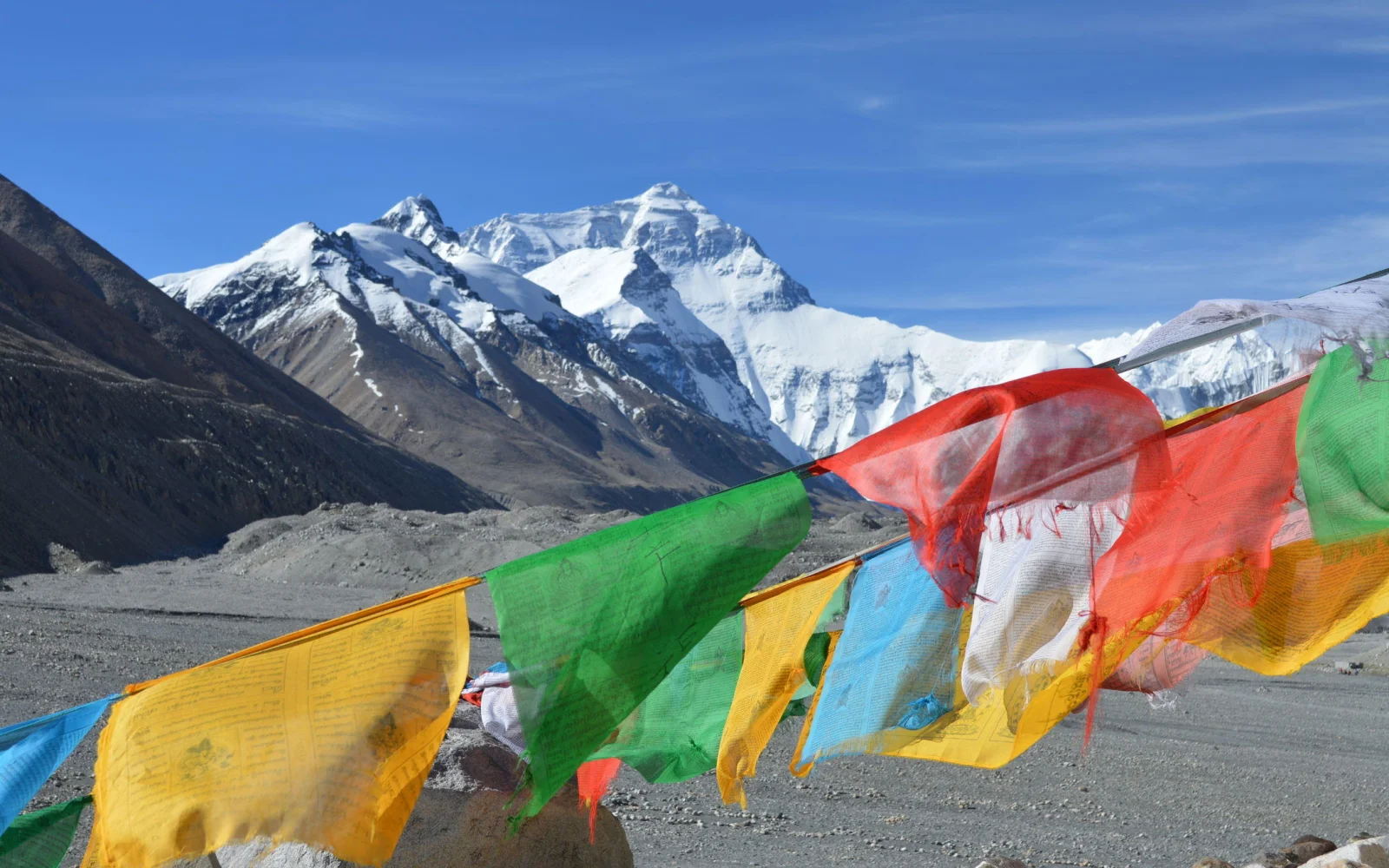 Der westlichste Punkt der Reise ist die Aussicht auf den Mount Everest.