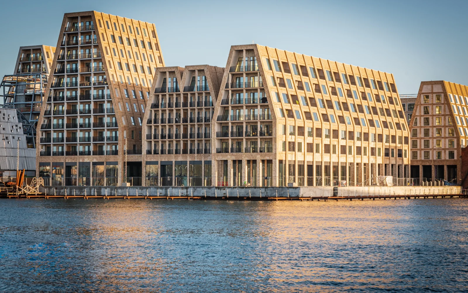 Moderne Wohngebäude am Hafen von Kopenhagen