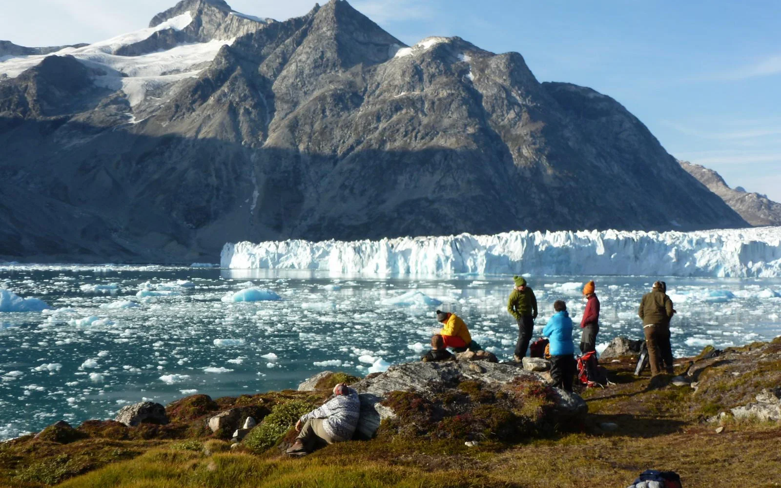 Blick auf den Knud-Rasmussen-Gletscher
