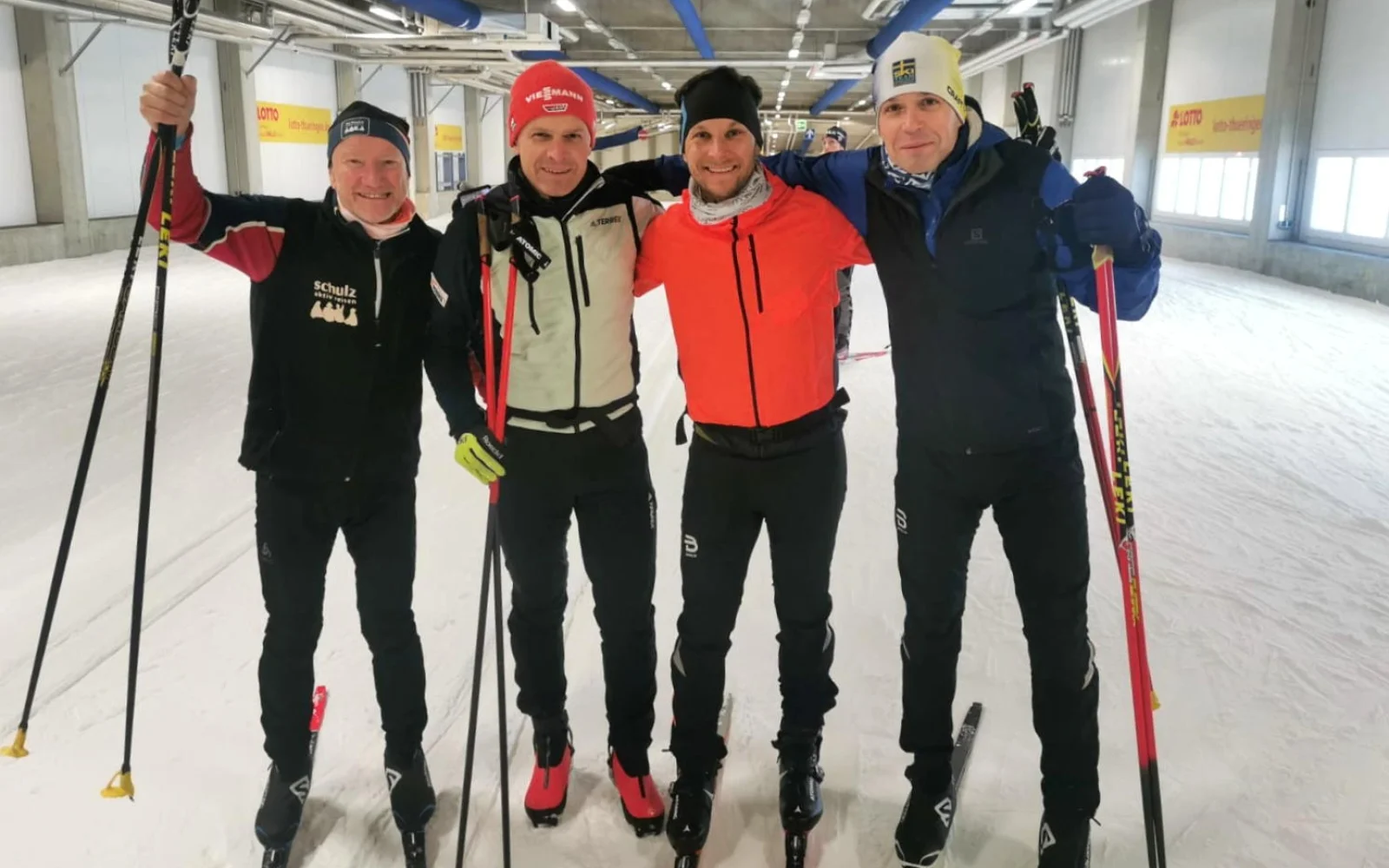 Ein gern gesehener Gast - der ehemalige Tour de Ski Sieger Tobias Angerer