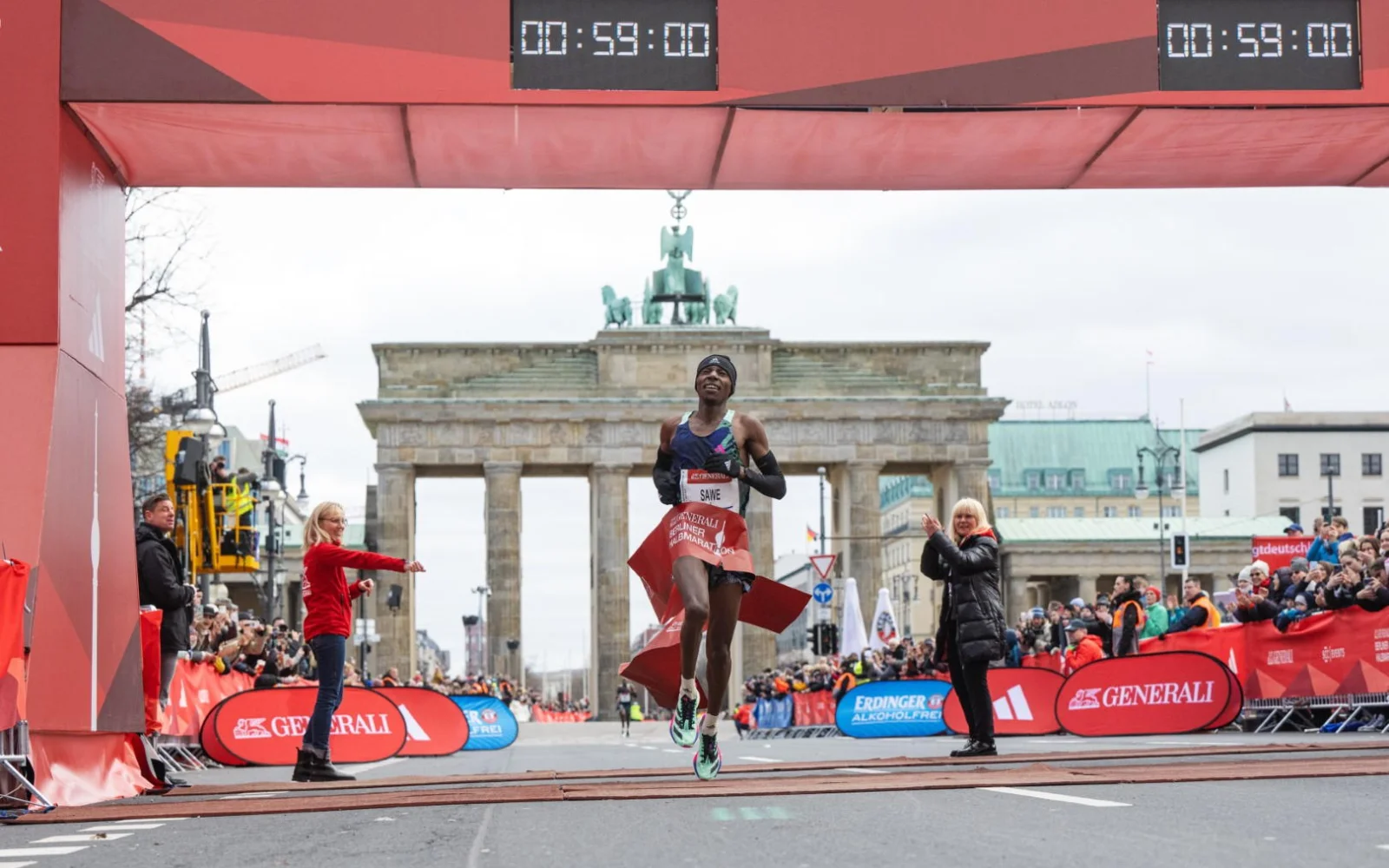 Gänsehaut pur beim Zieleinlauf am Brandenburger Tor