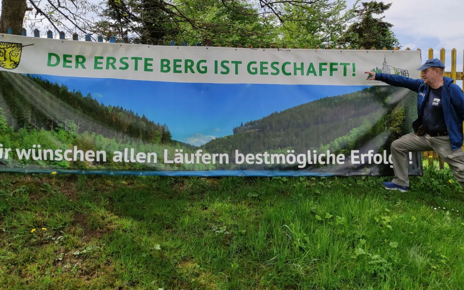 Marathonis nach dem Start in Neuhaus - Motivation pur!