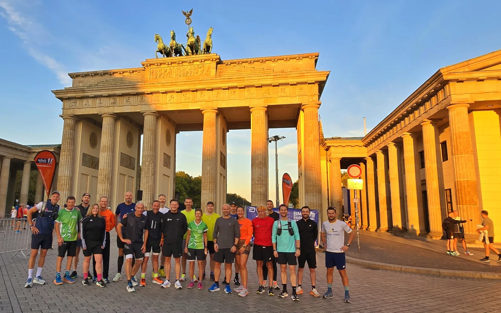 Am Tag vor dem Marathon: Gemeinsamer Morgenlauf zu den Highlights der Stadt