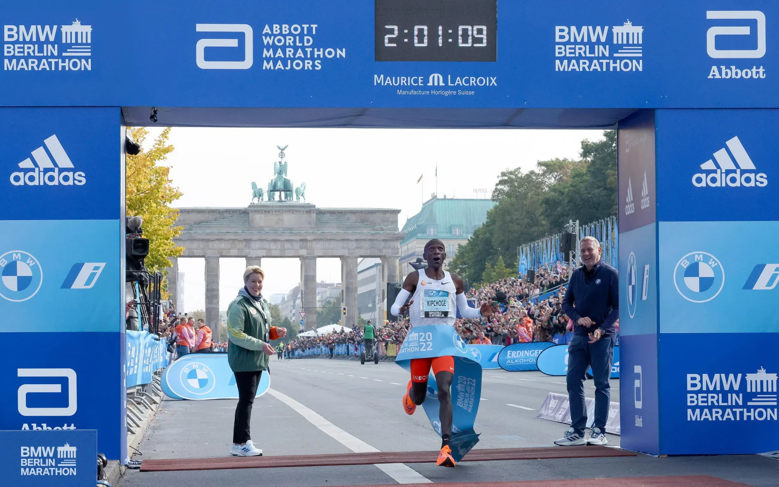 Eliud Kipchoge - Weltrekord beim BERLIN MARATHON 2022 | ©SCC EVENTSPHOTORUN