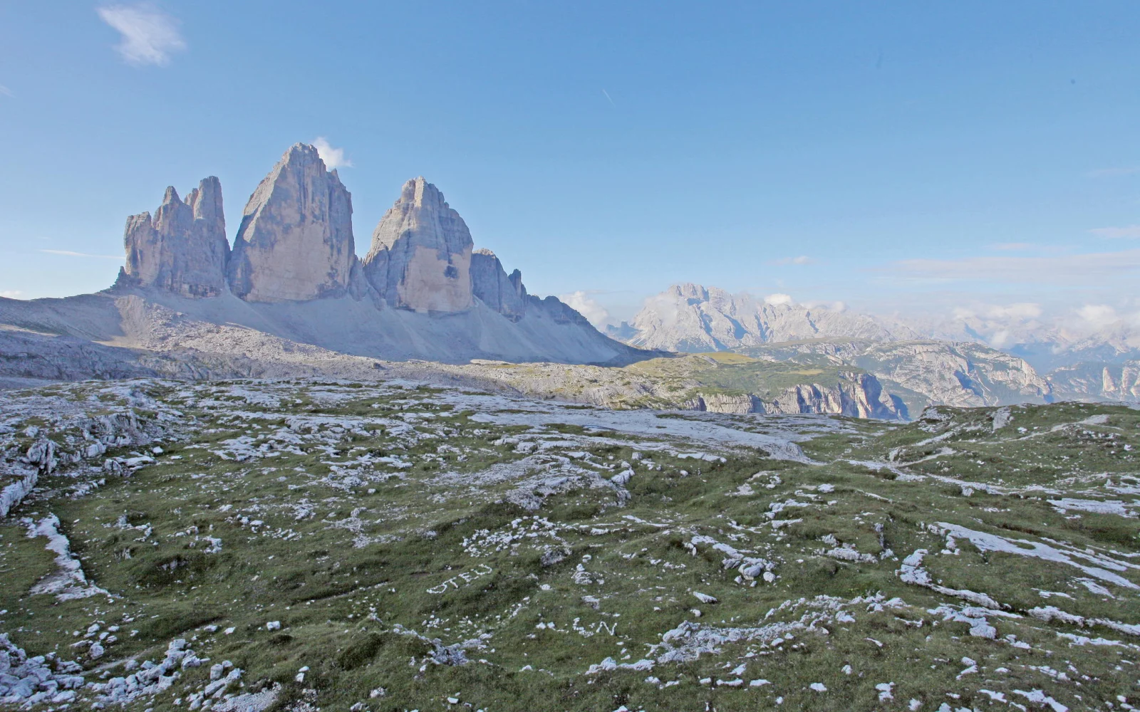 Das "Wahrzeichen" der Dolomiten, die Drei Zinnen, gehören zum UNESCO-Weltnaturerbe