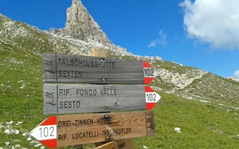 Dreischusterhütte – Drei Zinnen – Fischleinbodenhütte und Rückfahrt