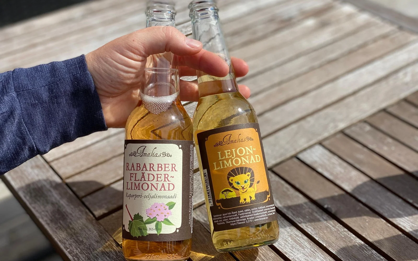 Probieren Sie leckere hausgemachte Limonaden aus Amalias Limonadenfabrik.