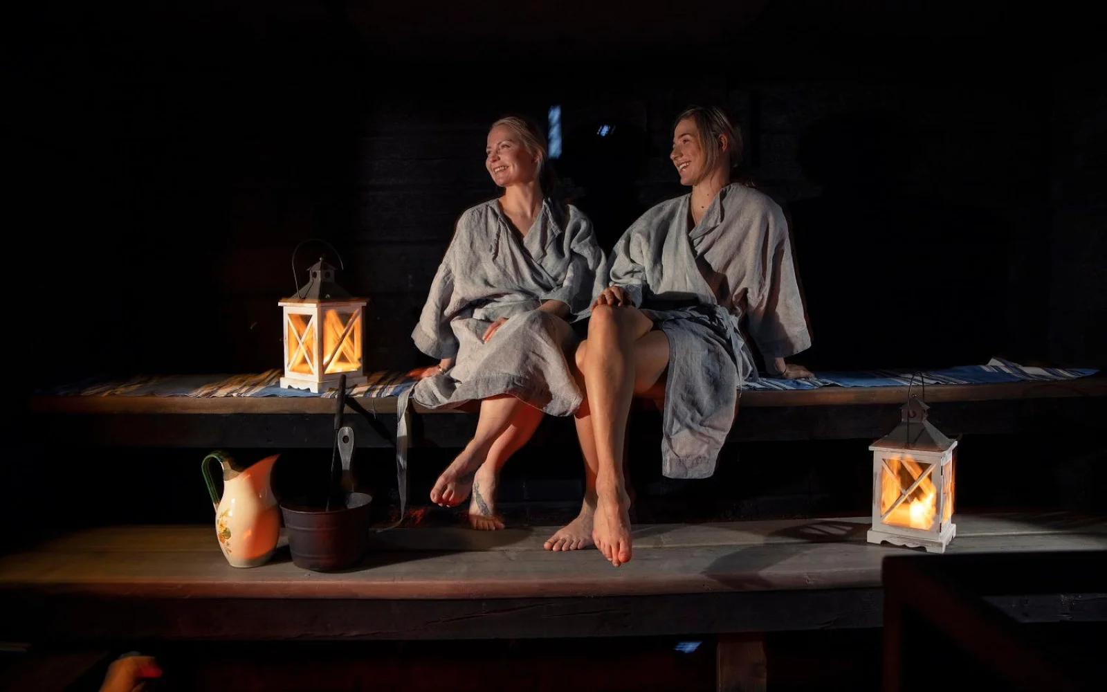 Die Rauchsauna: finnische Ursauna und Ihr besonderes Saunaerlebnis am Silvesterabend.