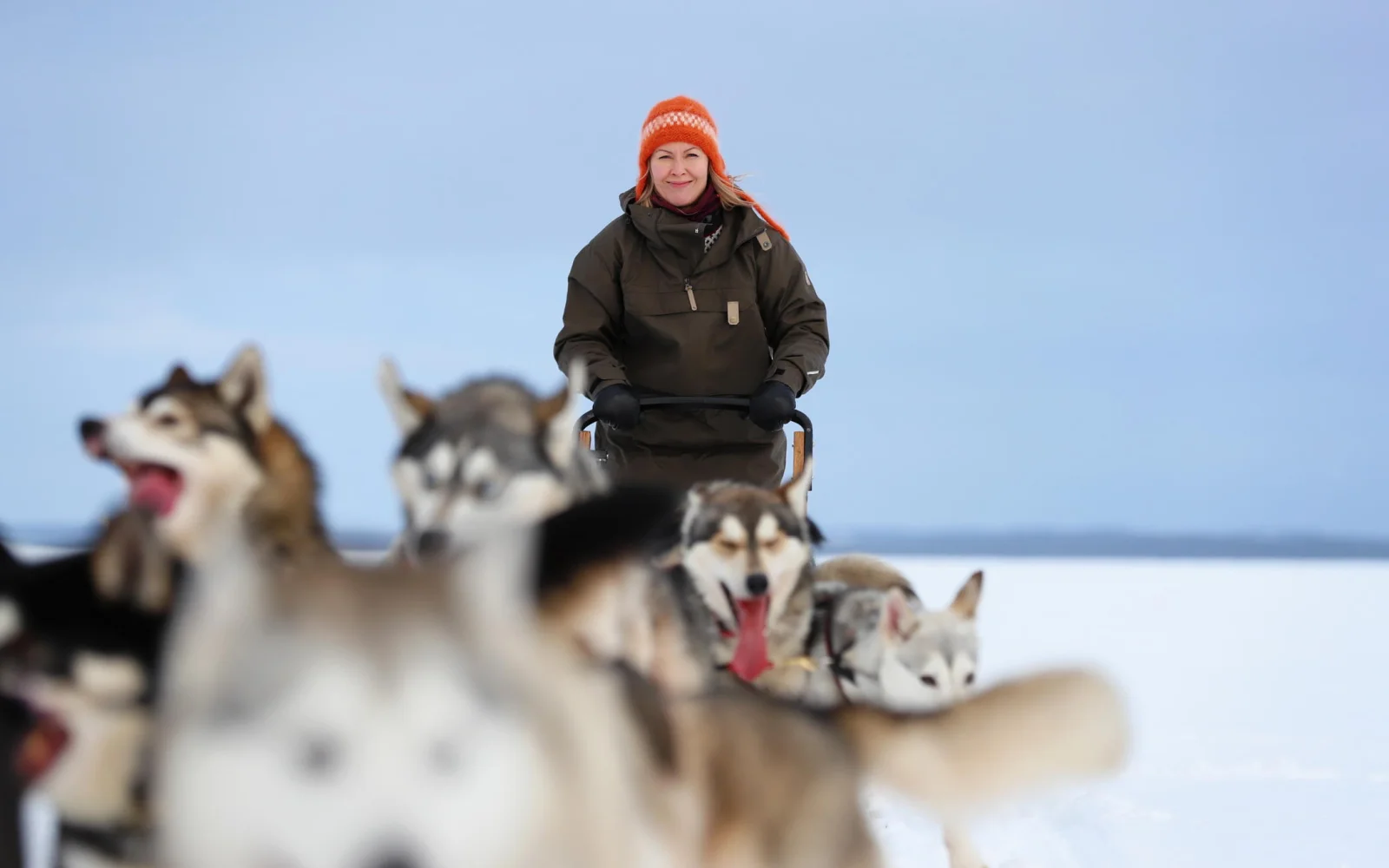 Besonders macht diese Winterwoche ihr Mix an Aktivitäten; u. a. sind Sie auch mit Huskys unterwegs.
