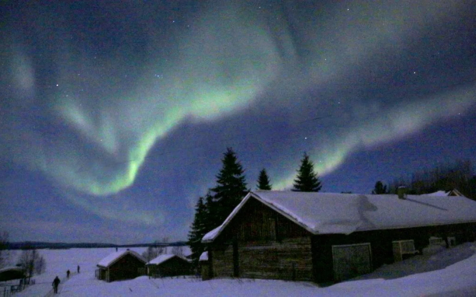 Mit ein bisschen Glück sehen Sie Polarlichter– wie bei einer Tour Anfang März