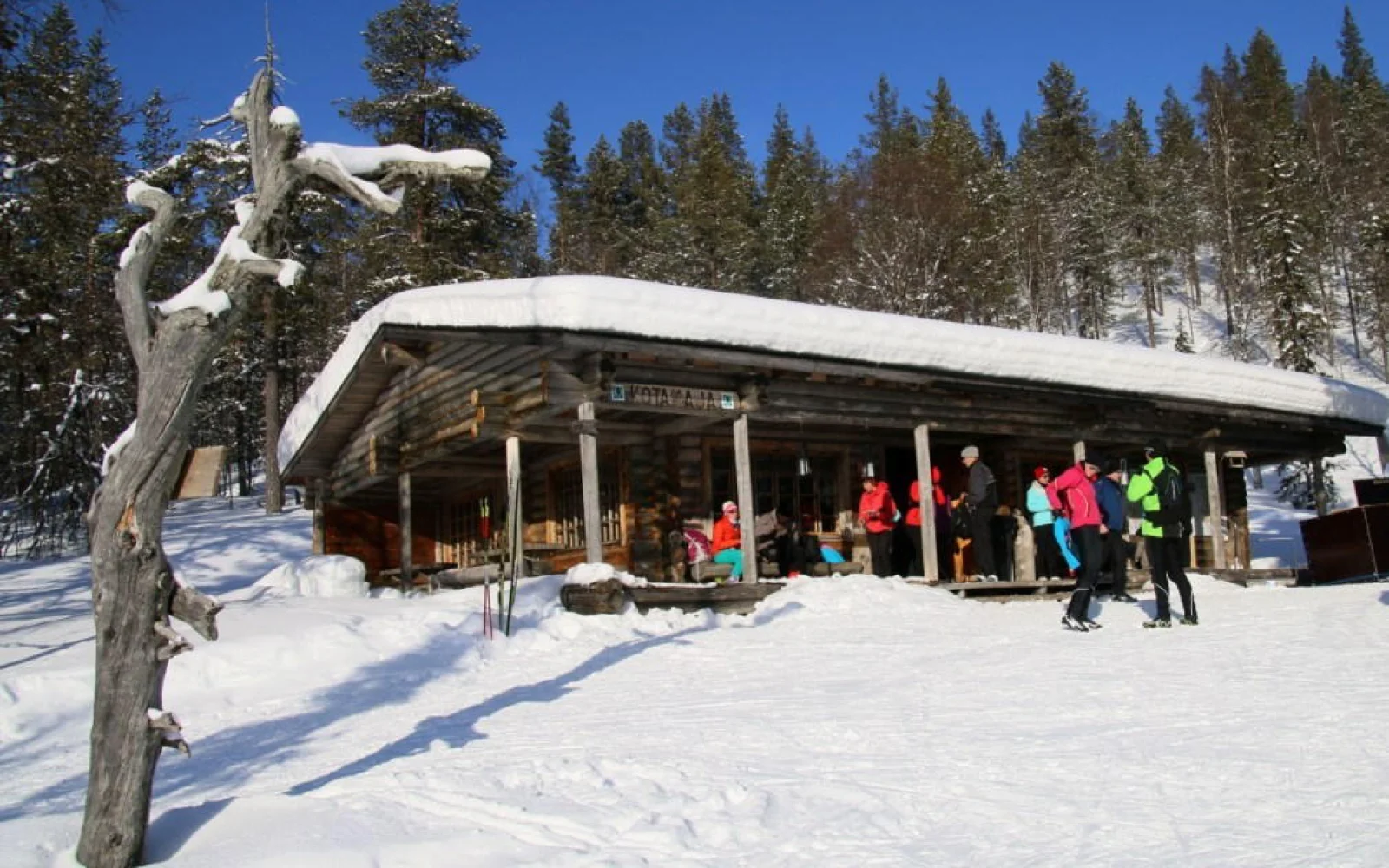 Pausenhütten Im Nationalpark Pallas-Ylläs inklusive kleinem Kiosk