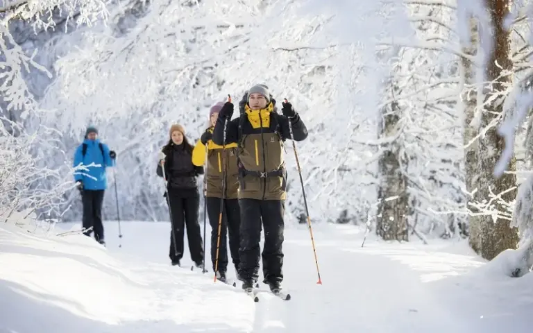 Skitour und abendlicher Glögi