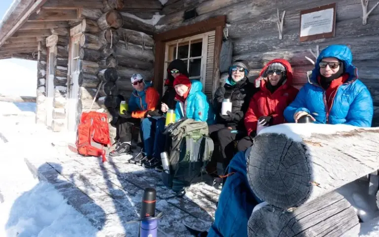 Von der dritten Wildnishütte auf den Gipfel des Haltitunturi (1.323 m)
