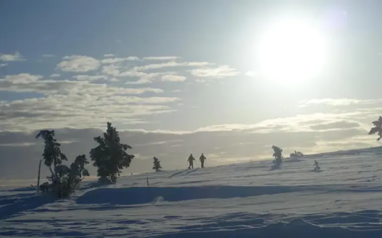  Skiwanderung zum Joenkielinen-Fjäll