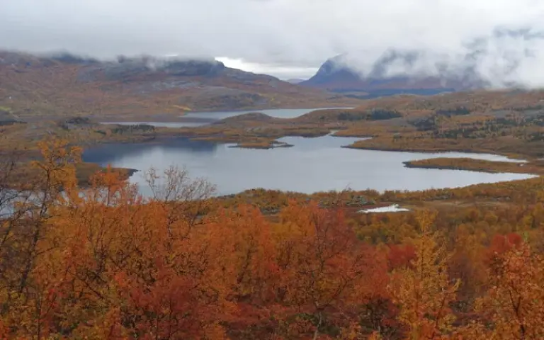 Fahrt nach Suorva, Stora Sjöfallet Nationalpark, Start Zelttrekking