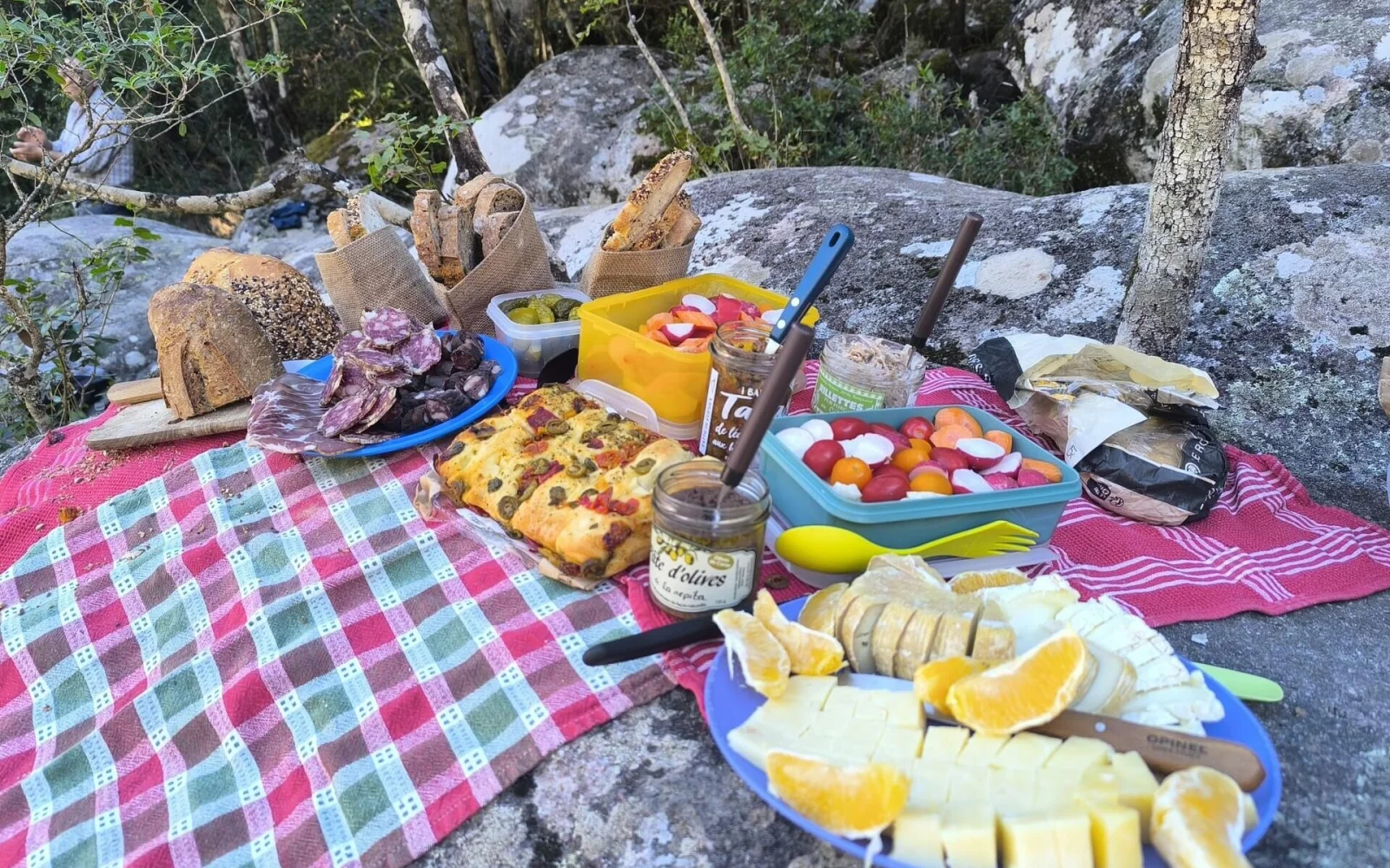 Picknicks mit korsischen Spezialitäten fehlen auch bei dieser Reise nicht