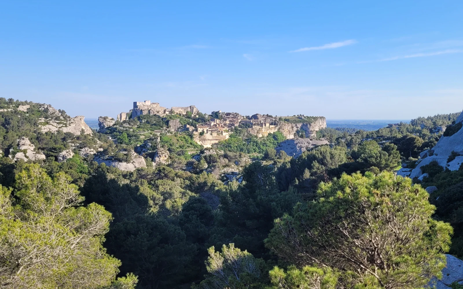 Ausblick auf Les-Baux-de-Provence