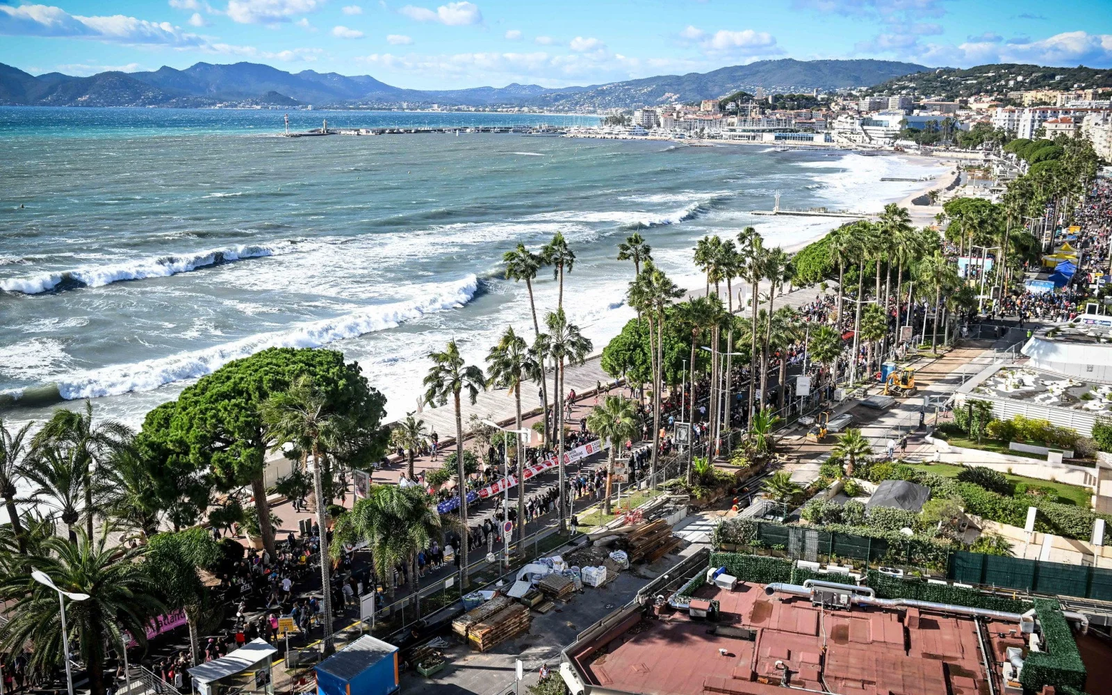 Das Ziel befindet sich im mondänen Cannes auf dem Boulevard de la Croisette