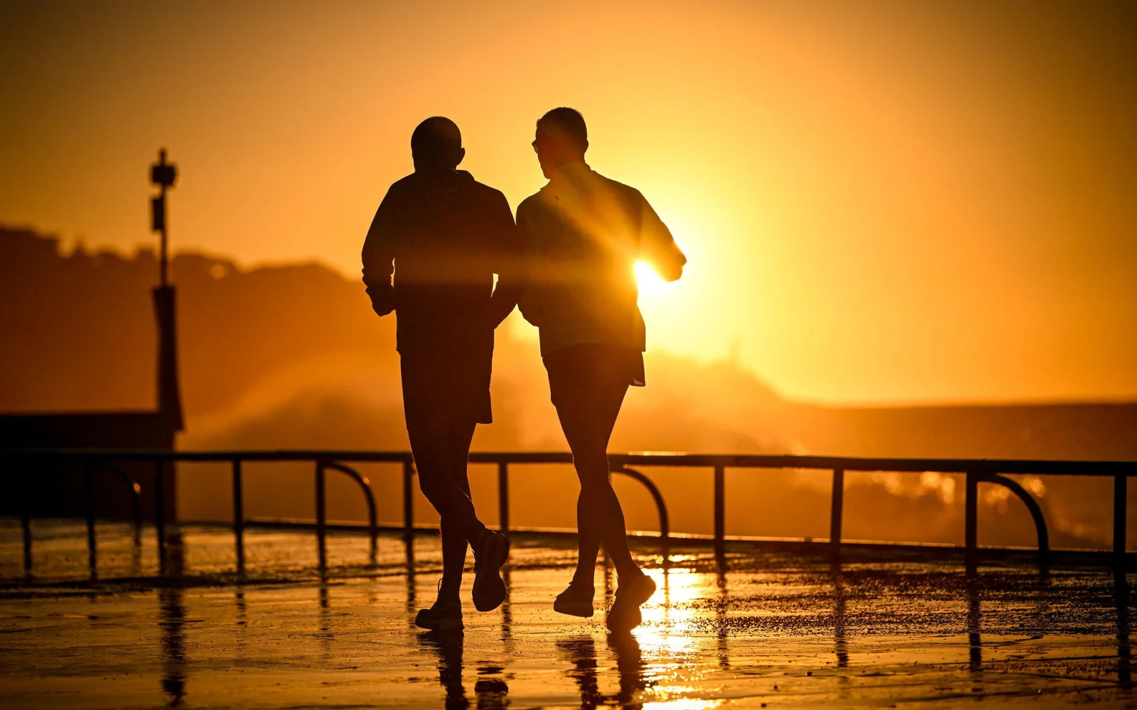 Eignet sich ideal zum Morgenlauf - Nizza's berühmte Promenade des Anglais