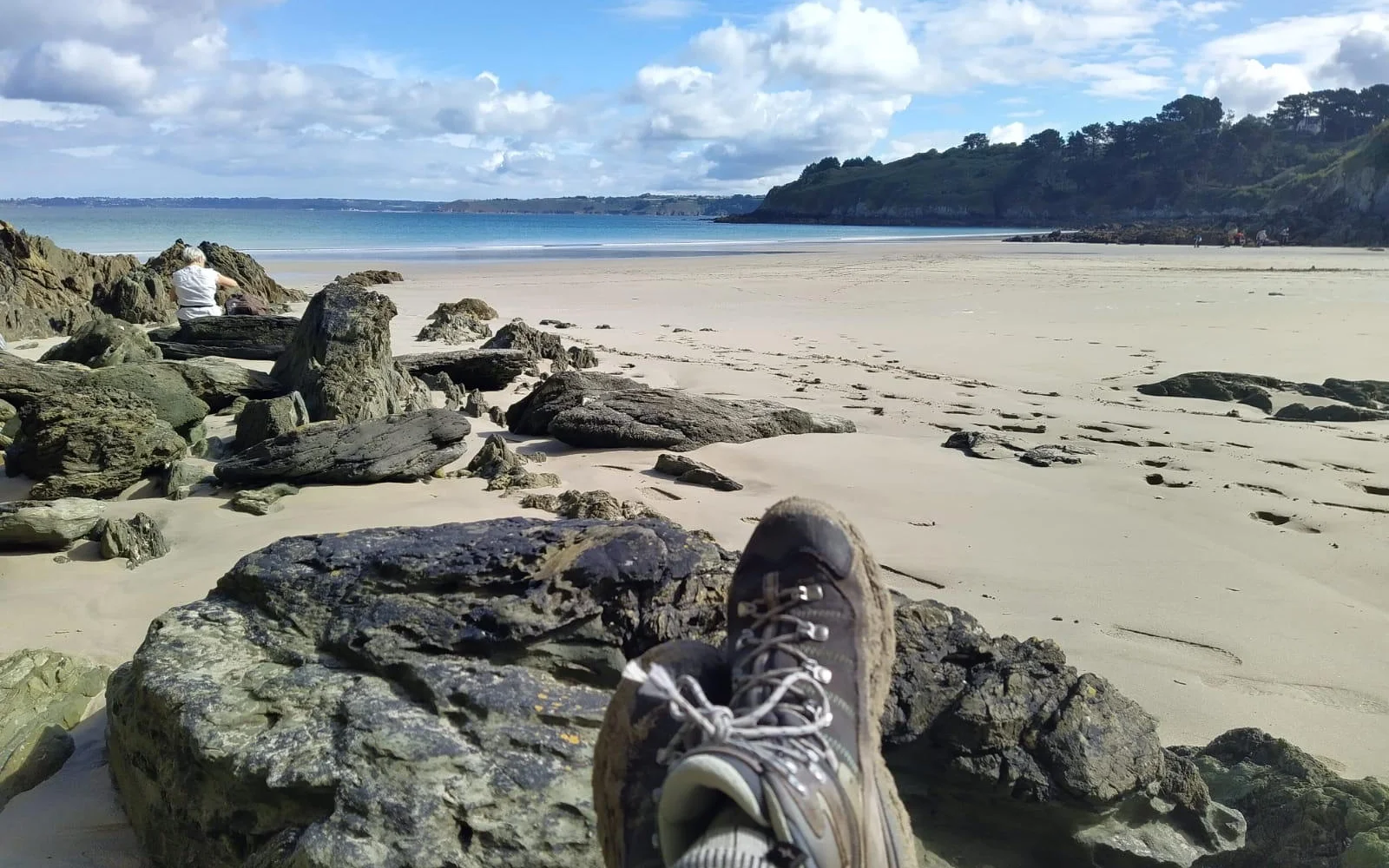 Wanderrast am Strand
