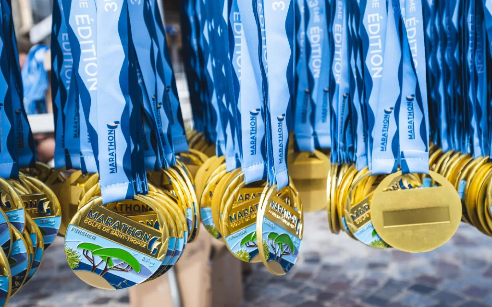 Der verdiente Lohn – die elegante Finisher-Medaille
