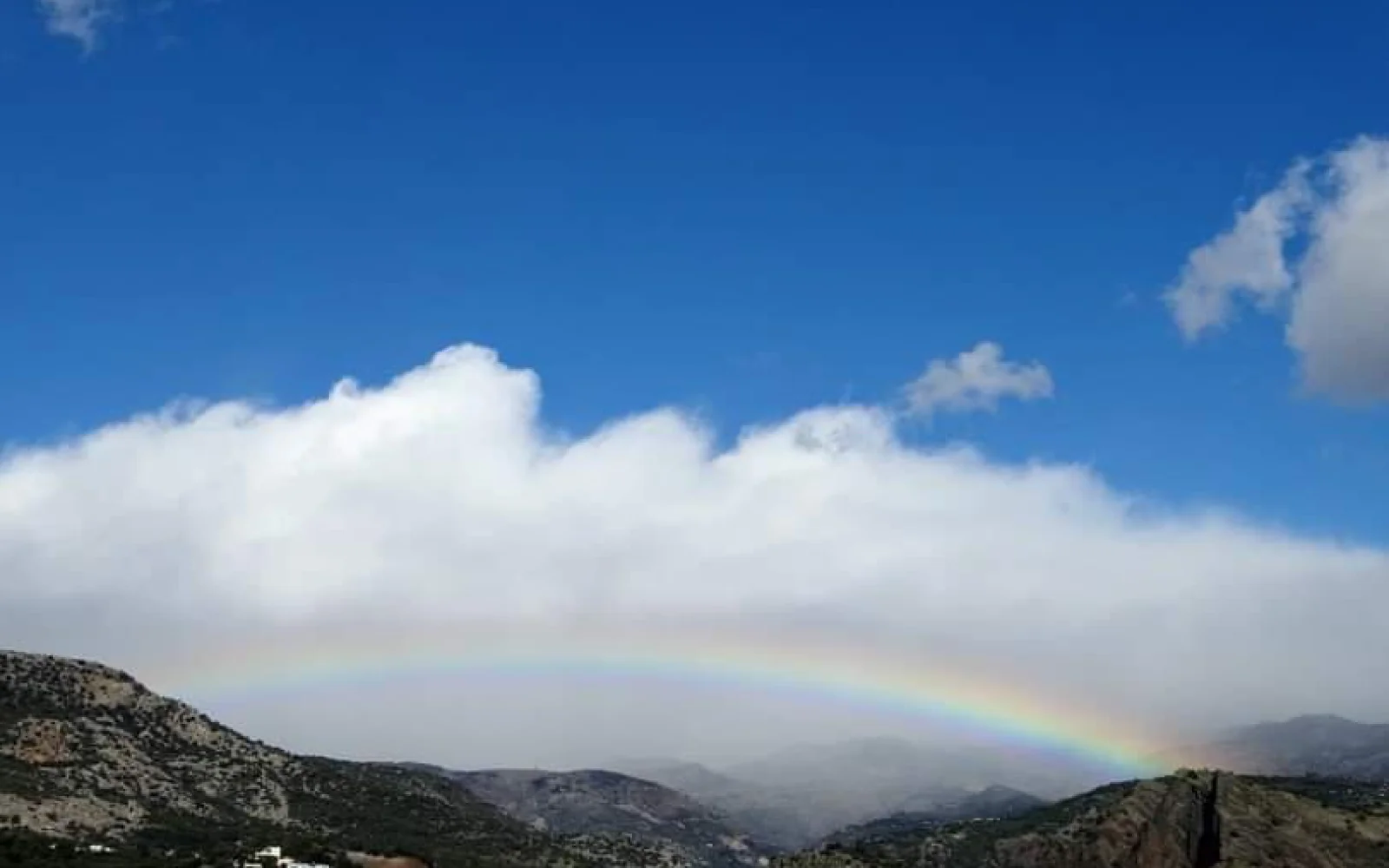 Regenbogen statt Feuerwerk