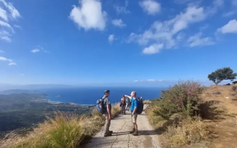 Panoramawanderung über die Dörfer Mirsini und Mesa Mouliana