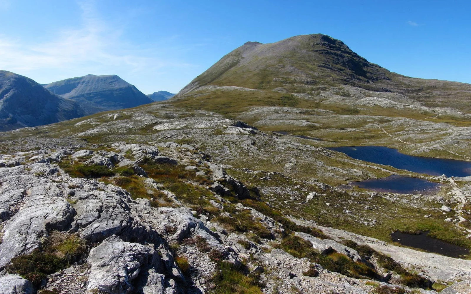 Unterwegs auf dem Beinn Eighe Mountain Trail - das Naturschutzgebiet des Beinn Eighe 
