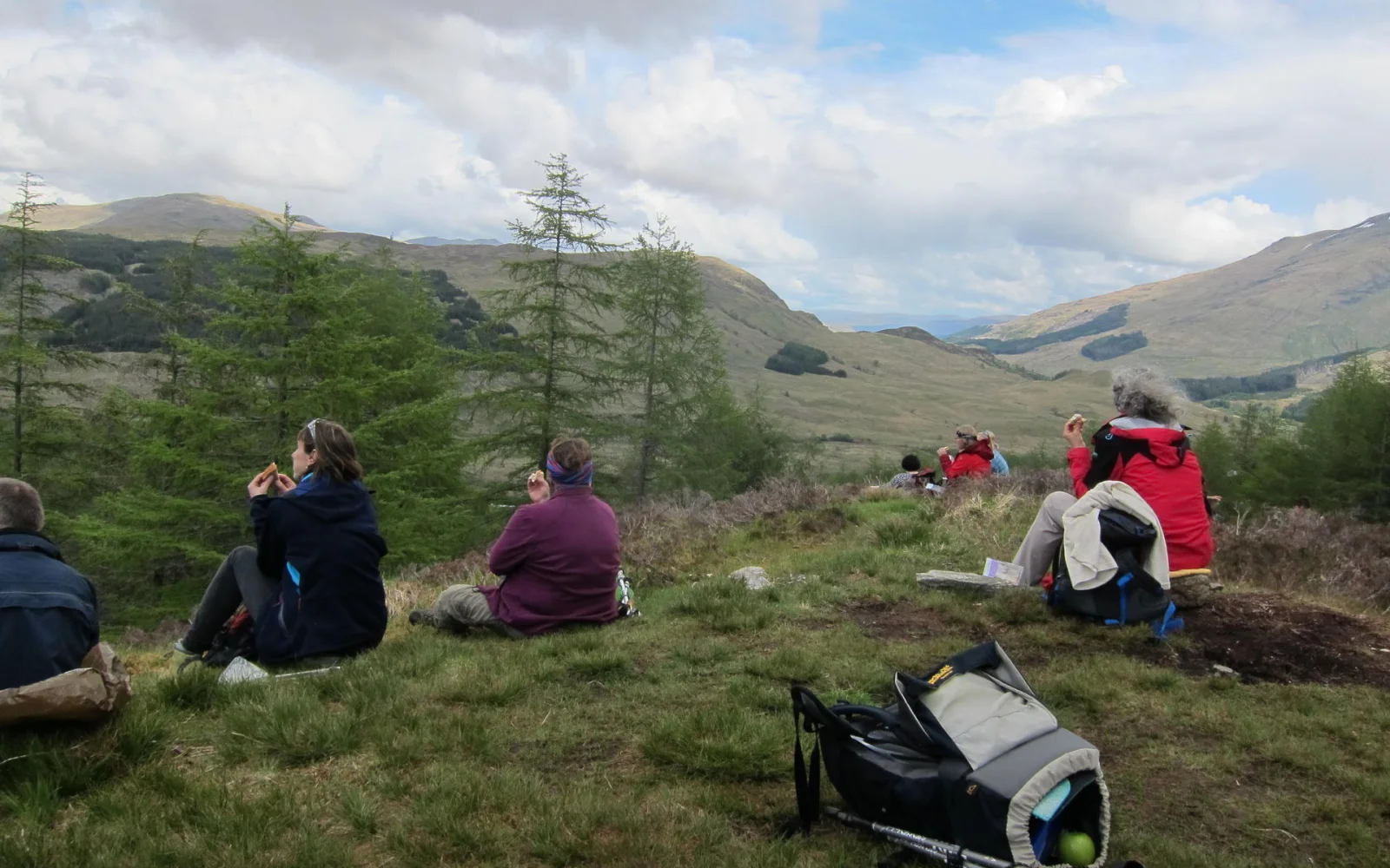 Picknick inmitten der einzigartigen Landschaft der Highlands