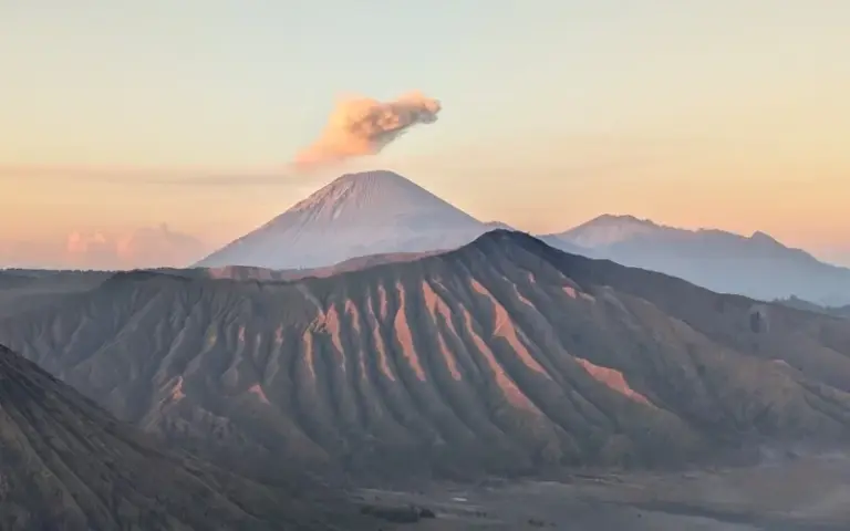Vulkanszenerie am Mount Bromo