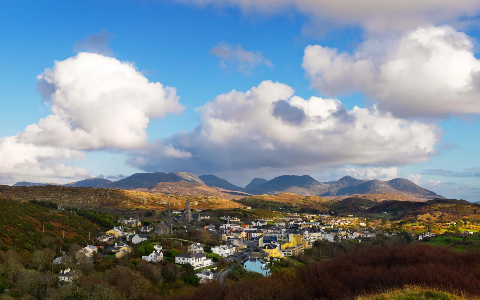 Die Lage Clifdens zwischen Wild Atlantic Way, Sky Road und Connemara Nationalpark ist der ideale Ausgangspunkt für Ihre Wanderwoche in Irland