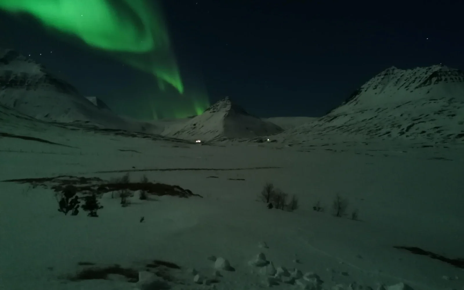 Mit etwas Glück tanzen die Nordlichter